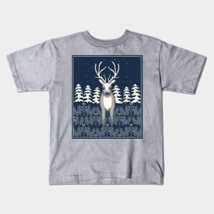 Snow Reindeer Kids T-Shirt